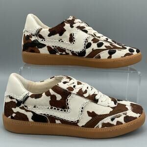 NEW Dolce Vita Women’s Notice Stitch Low Profile Sneakers Cocoa Size 7.5